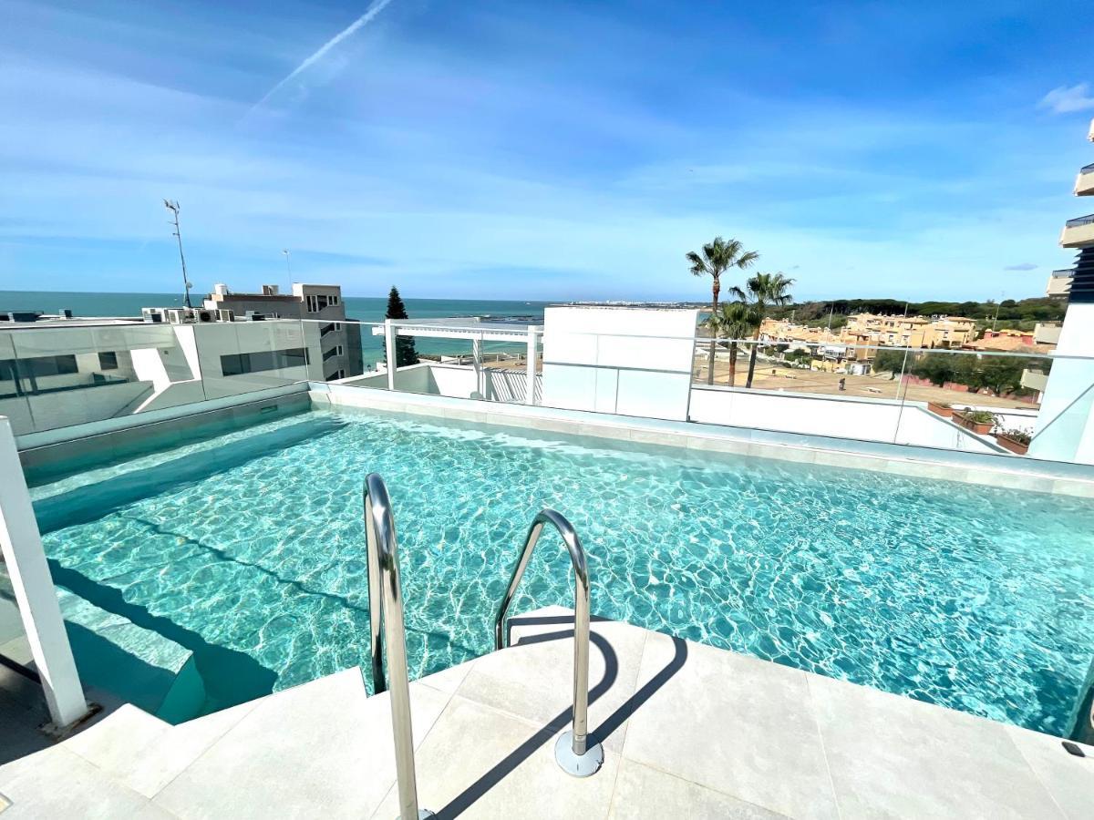 Gatu Premium Sandia Beach Lujo Junto Al Mar, Parking Y Piscina Comun," Preferente Mayores De 25 Anos Y Familias " El Puerto de Santa Maria Bagian luar foto